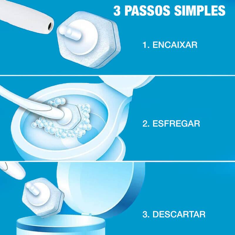 Escova Sanitária Descartável Power Plus IR™ + BRINDE 12 REFIS