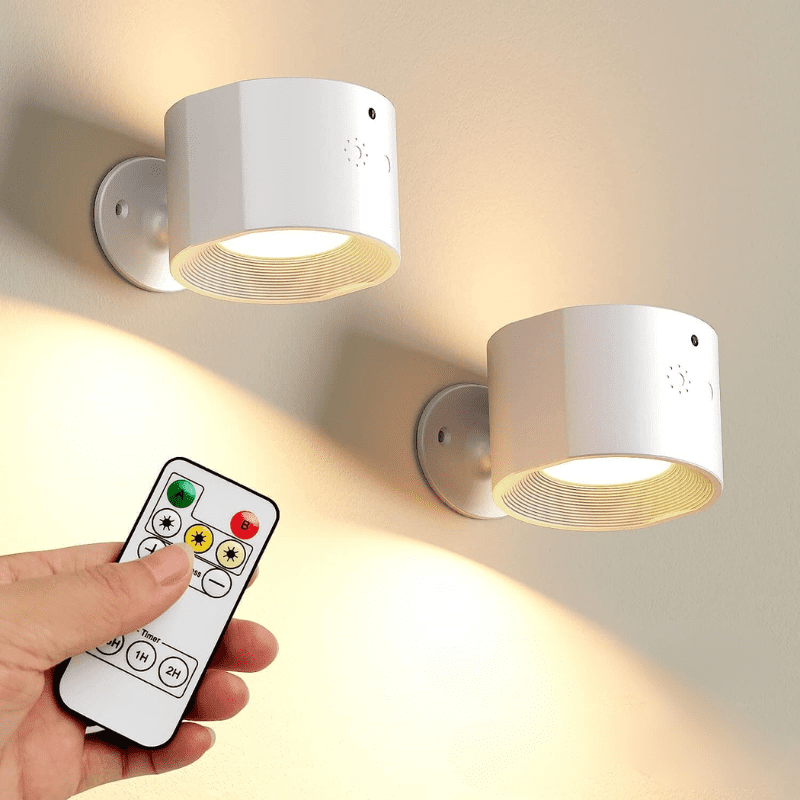 Arandela de Parede Interna LED Bifocal Sem Fio