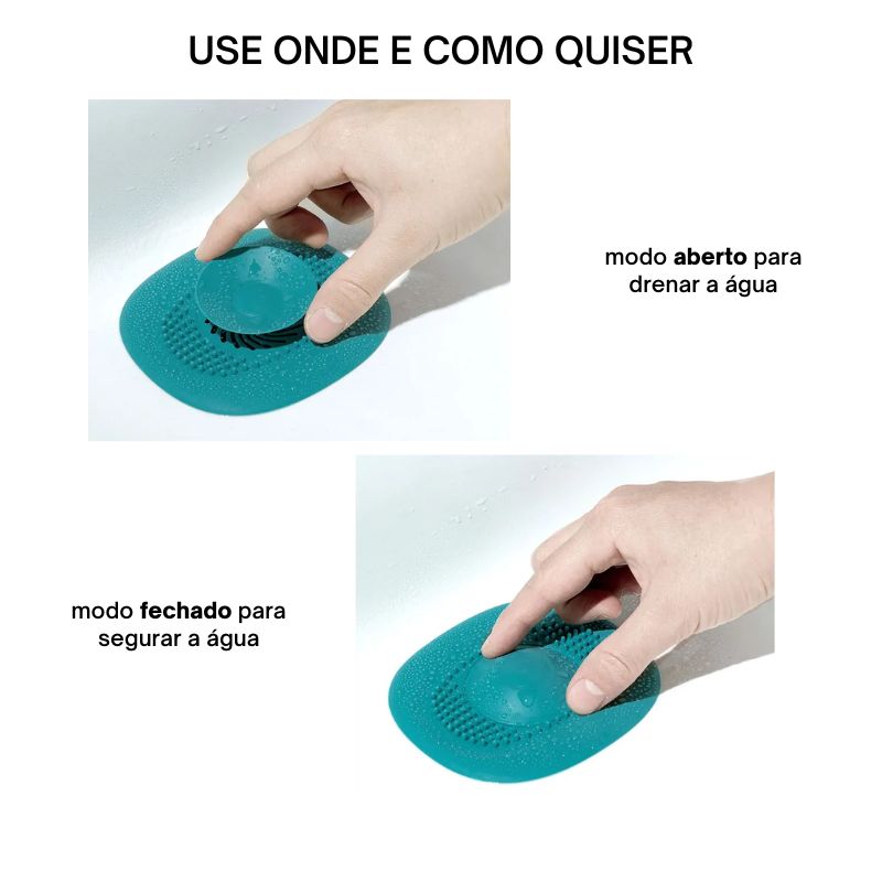 Ralo de Silicone Para Pias - Dreno Ideal