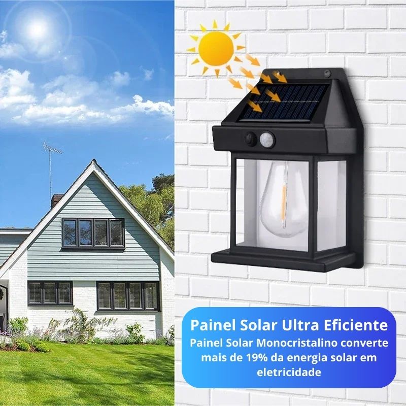 Luminária Solar de Parede - Smart Wall Led IR™